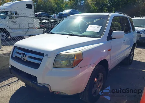 2006 Honda Pilot Ex-L из США, поврежденный, VIN 2HKYF18556H518477